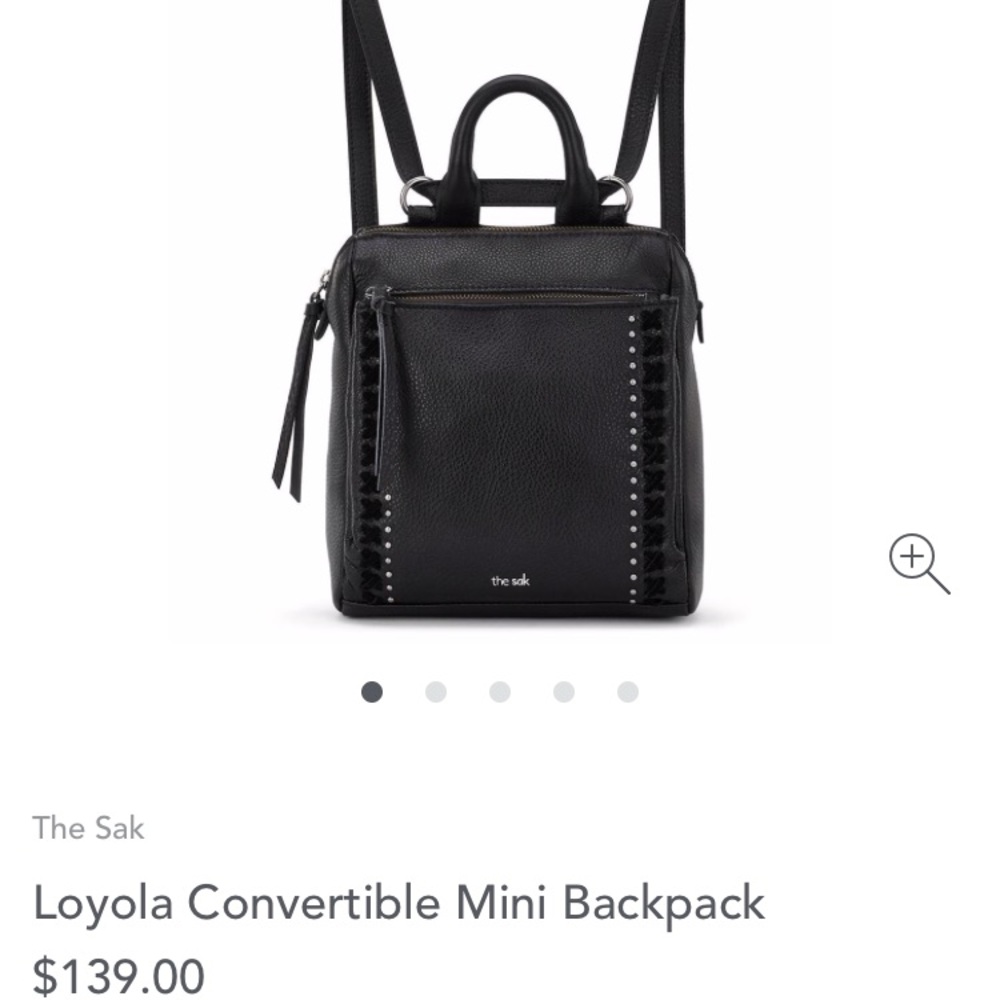 The Sak Loyola Pebble leather mini backpack